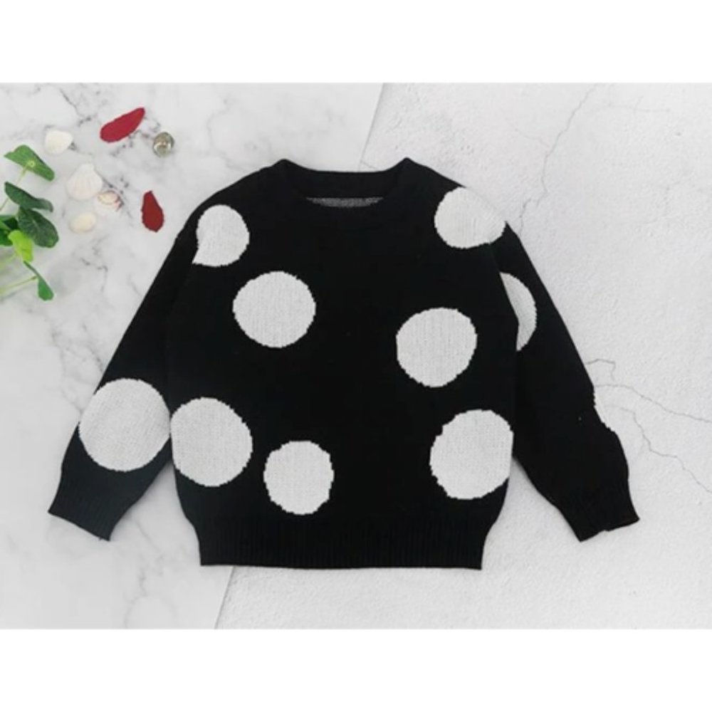 Girls Polka Dot Sweater